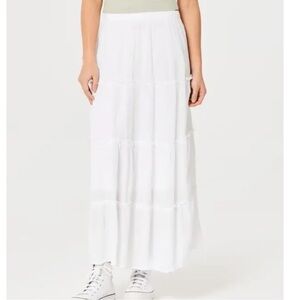 Hollister Tiered Maxi Skirt